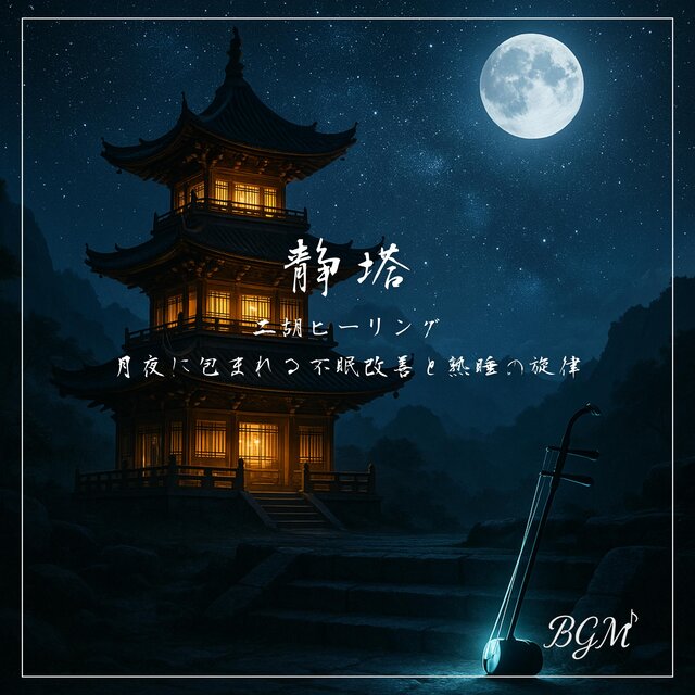 【静塔（Seitou）】二胡ヒーリング — 月夜に包まれる不眠改善と熟睡の旋律