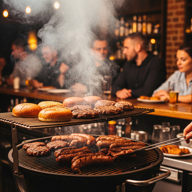 Churrasco no Bar
