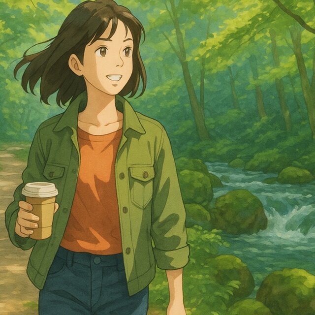 Contours of the Mountain Stream (3) [Lo -Fi Hip Hop: Early Summer in Aomori - Embraced by Mist, Green, and Bridges, Ambient BGM]