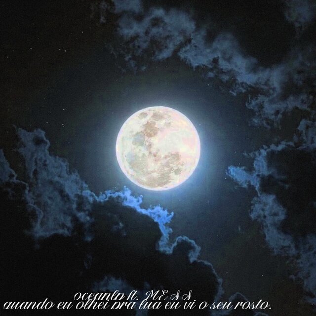 quando eu olhei pra lua eu vi o seu rosto