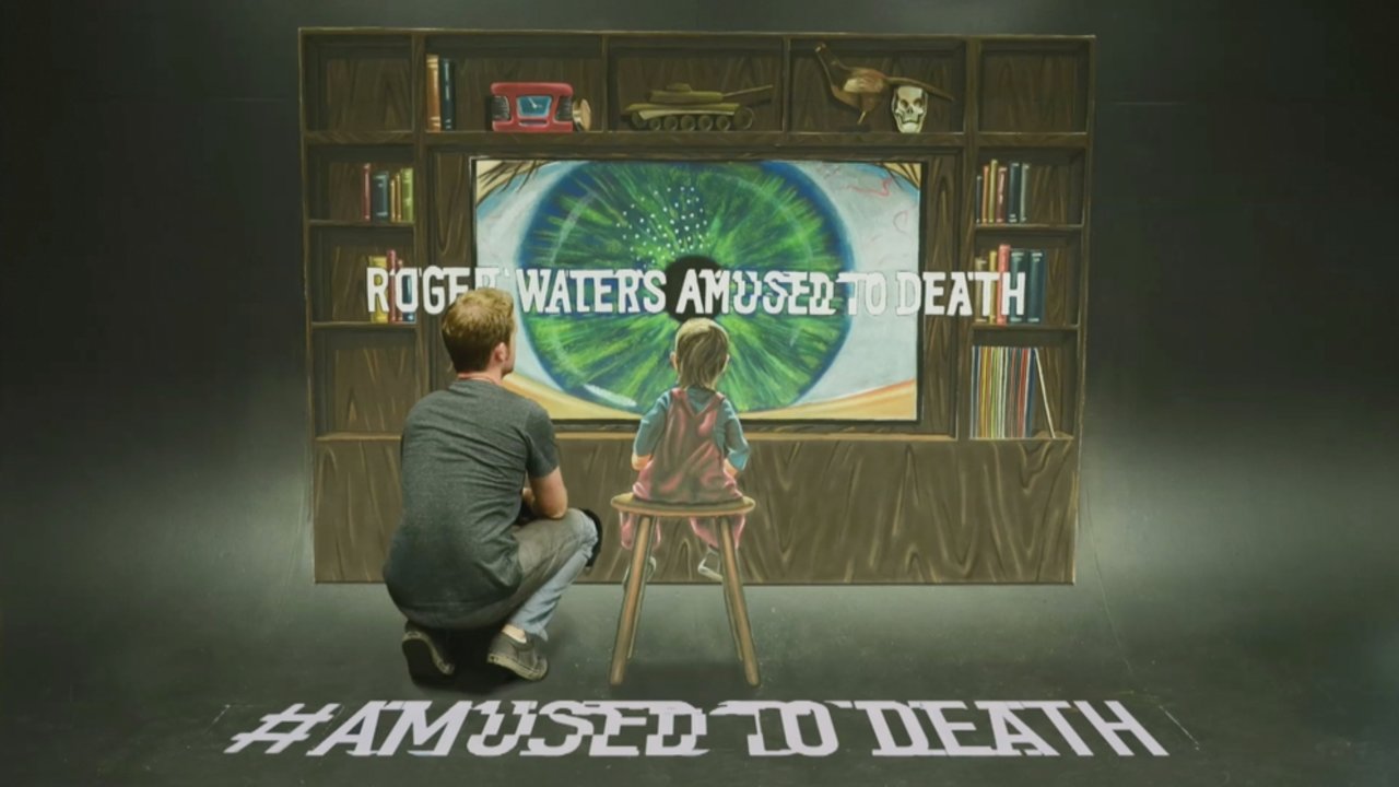 Amused to Death (3D Chalk Art) (Digital Video)