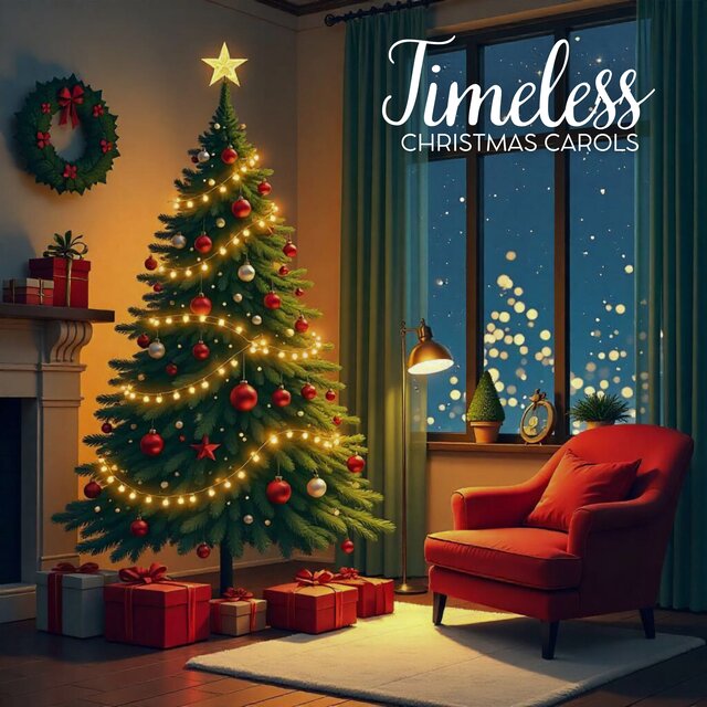 Timeless Christmas Carols: Warm Acoustic Ambience for Winter Holidays