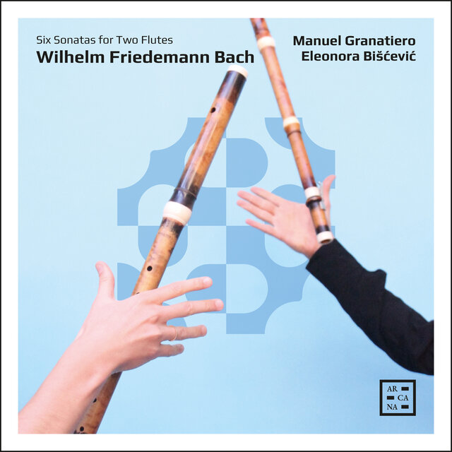 Cover art for album W. F. Bach: Six Sonatas for Two Flutes by Manuel Granatiero, Eleonora Bišćević