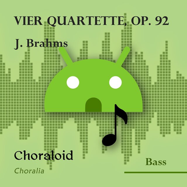 Vier Quartette, op. 92 (Training tracks for bass [br34b])