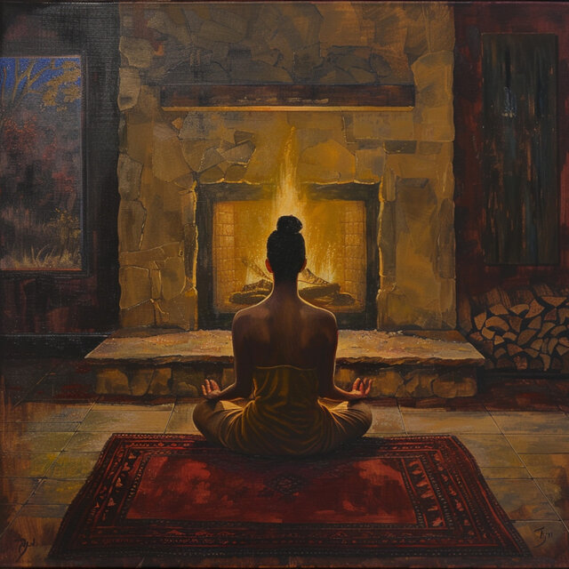 Ondas De Meditación: Resonancia Del Fuego Binaural