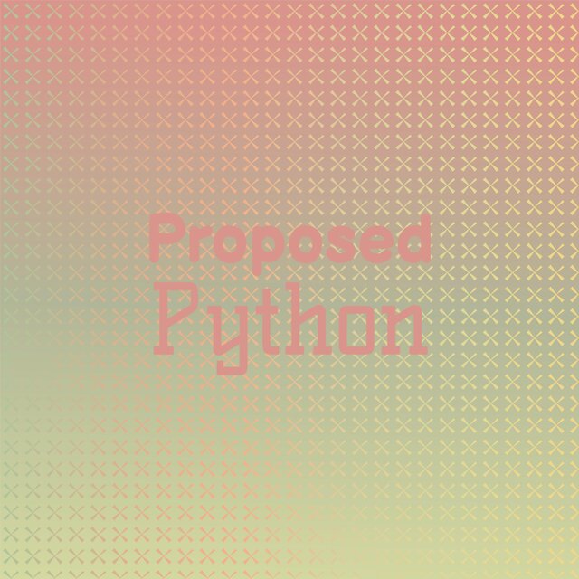 Proposed Python