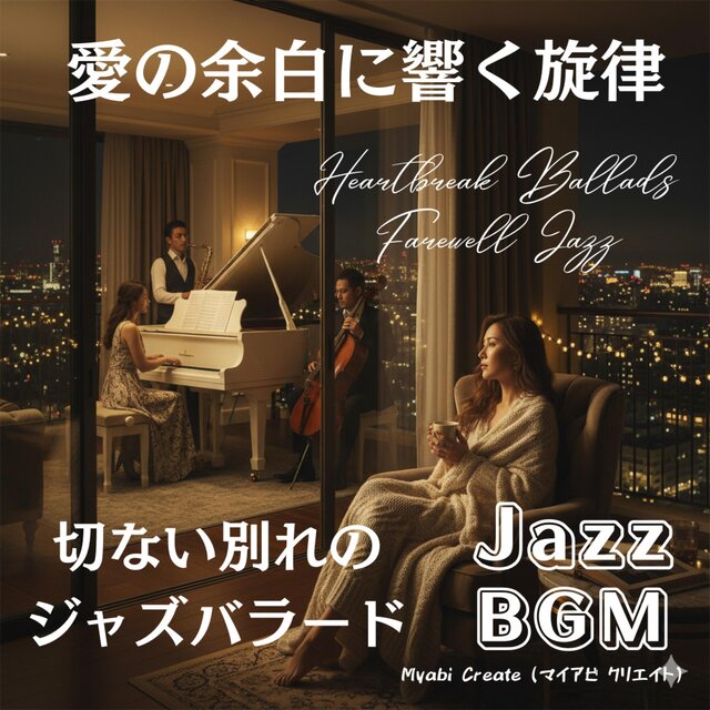 切ない別れのジャズバラード - 愛の余白に響く旋律 Jazz BGM 作業用 勉強用 店舗用