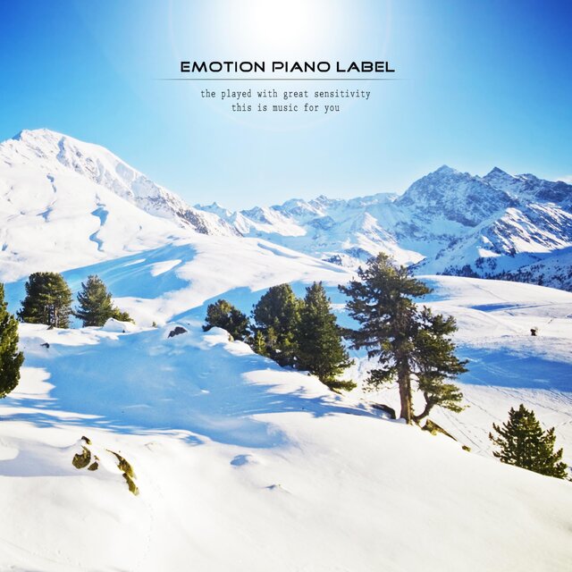 Warm piano music suitable for winter