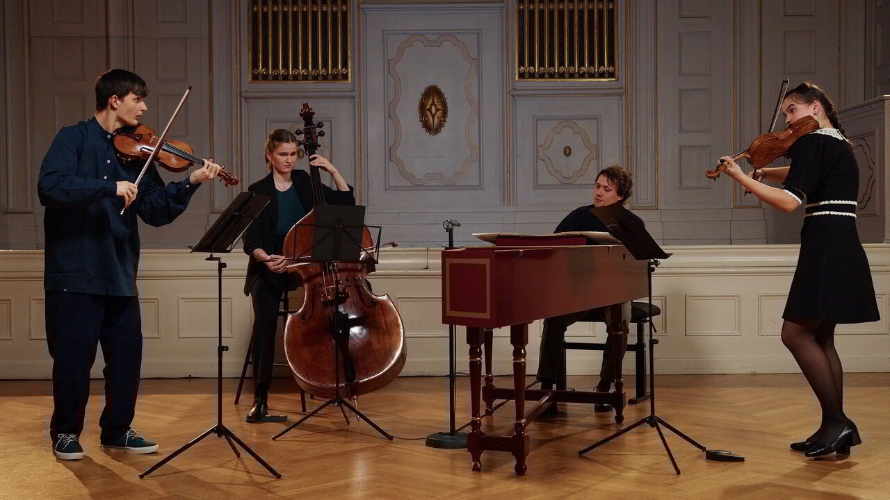 Mozart: Serenade in C Major, K. 648 "A Very Little Night Music" (Original Version for 2 Violins & Bass): II. Allegro