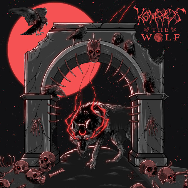 Cover art for album The Wolf by Komrads