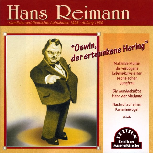 Oswin, der ertrunkene Hering (Sämtliche veröffentlichte Aufnahmen 1928 - Anfang 1930)