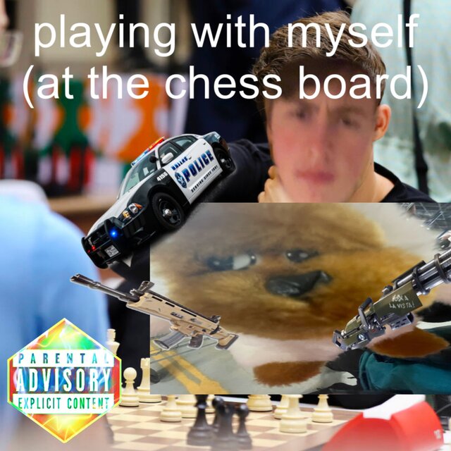 playing with myself (at the chess board)