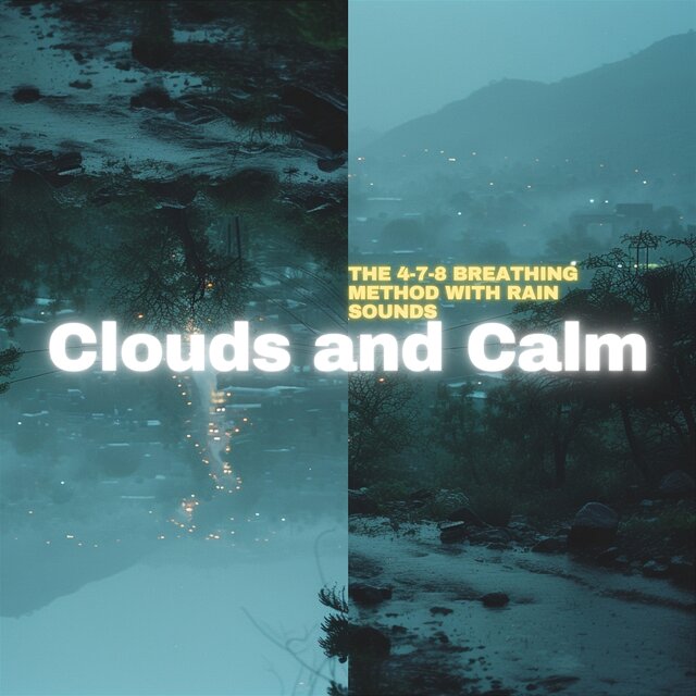 Clouds and Calm: the 4-7-8 Breathing Method with Rain Sounds