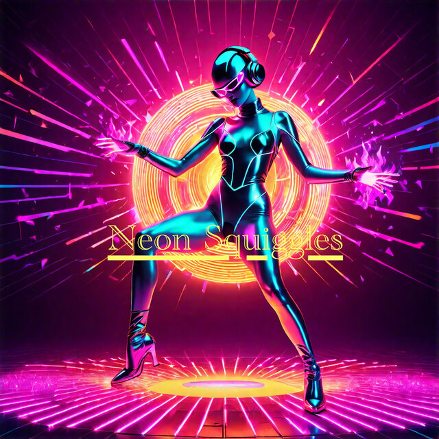 Neon Squiggles