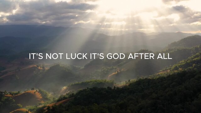 It's Not Luck (Lyric Video)