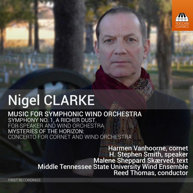 Cover art for album Clarke: Music for Symphonic Wind Orchestra by Harmen Vanhoorne