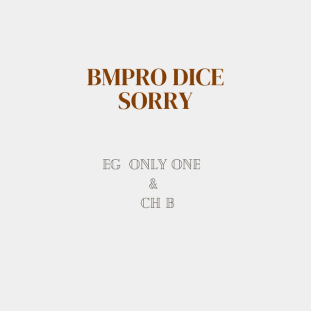 BMPRO Dice Sorry