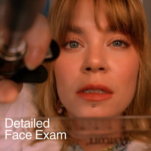 ASMR Detailed Face Exam