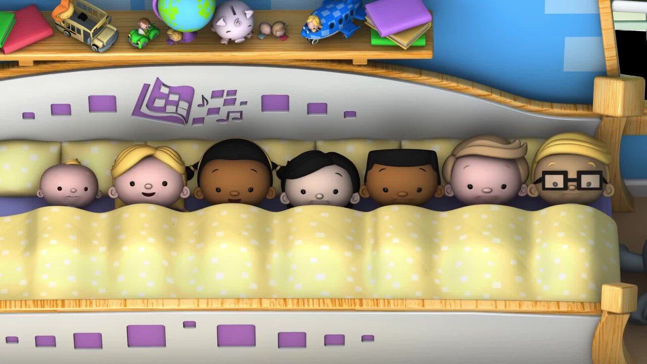  Ten in the Bed Nursery Rhyme - 3D Animation English Rhymes & Songs for Children - Ten In The Bed