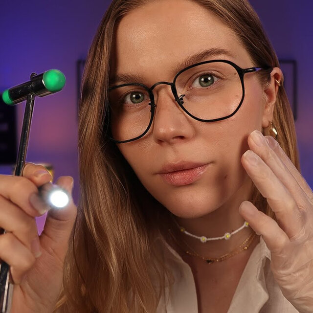 ASMR Face Exam & Skin Care Session (Realistic Medical RP)