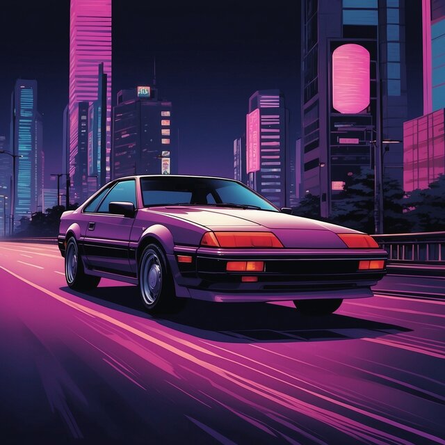 Highway City Lights
