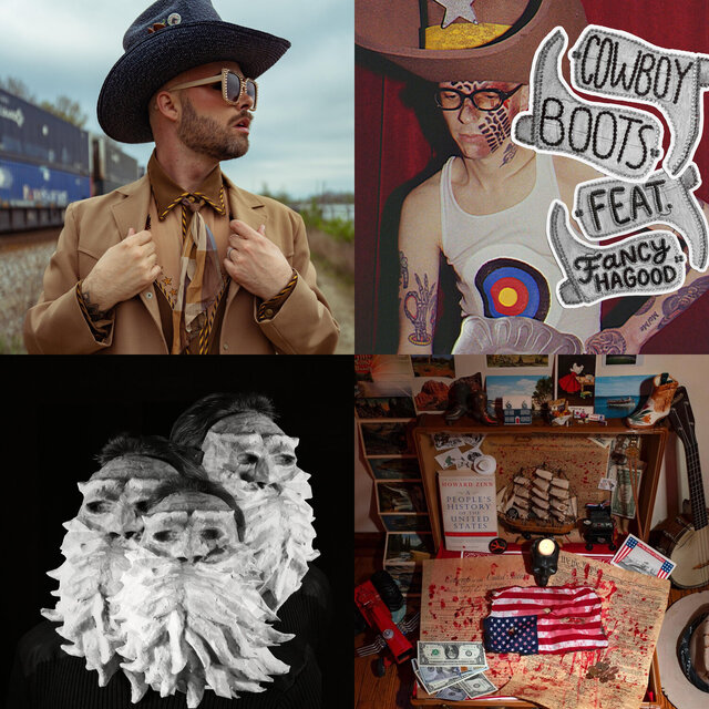 Cover art for album Rainbow Rodeo: A Playlist of LGBTQ+ Country, Americana, Blues, and Roots Music by User