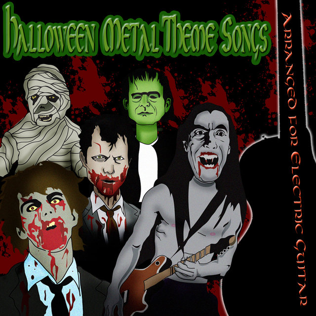 Halloween Metal Theme Songs Arranged for Electric Guitar