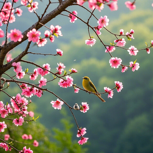 春天来了，春暖花开了