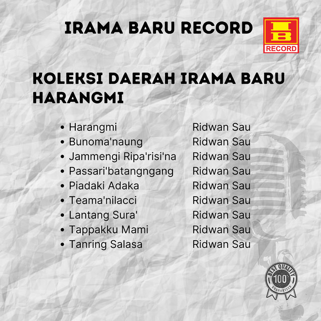 Koleksi Daerah Irama Baru Harangmi