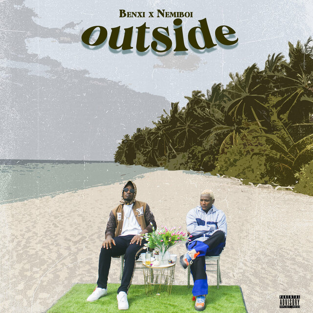 Outside