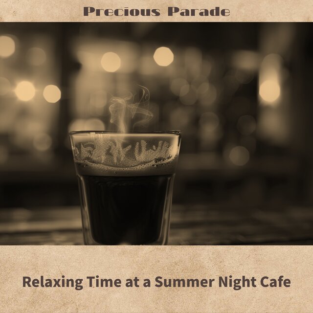 Relaxing Time at a Summer Night Cafe