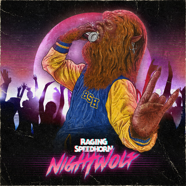 Cover art for album Night Wolf by Raging Speedhorn