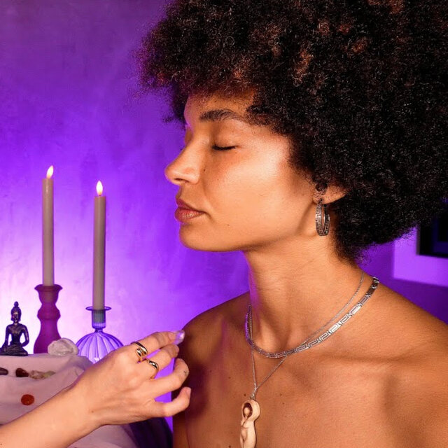 ASMR Reiki Healing in a Crystal Shop