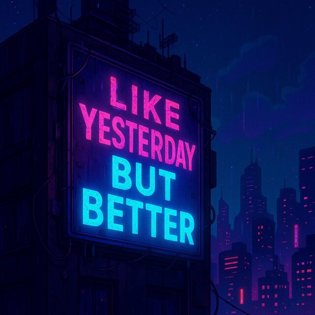 Like yesterday but better