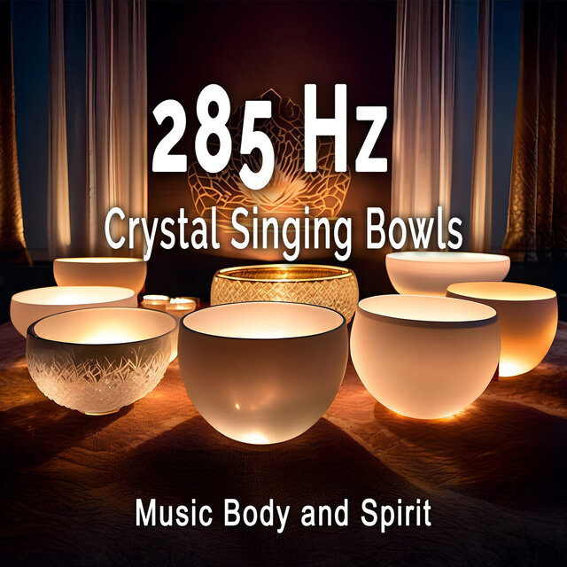 285 Hz Crystal Singing Bowls