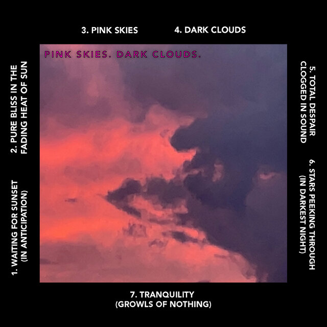 Pink Skies. Dark Clouds.