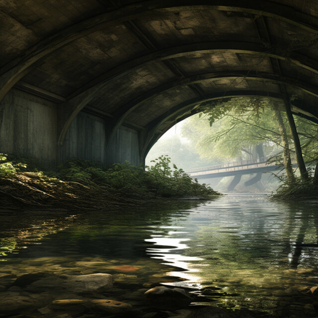 Productive River Flow: Work Rhythm Water Sounds