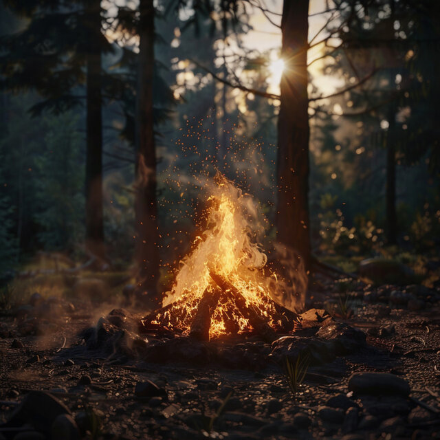 Fire Meditation Music for Calm Reflection