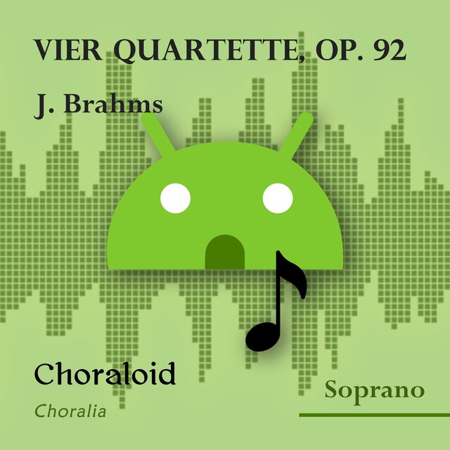 Vier Quartette, op. 92 (Training tracks for soprano [br34s])