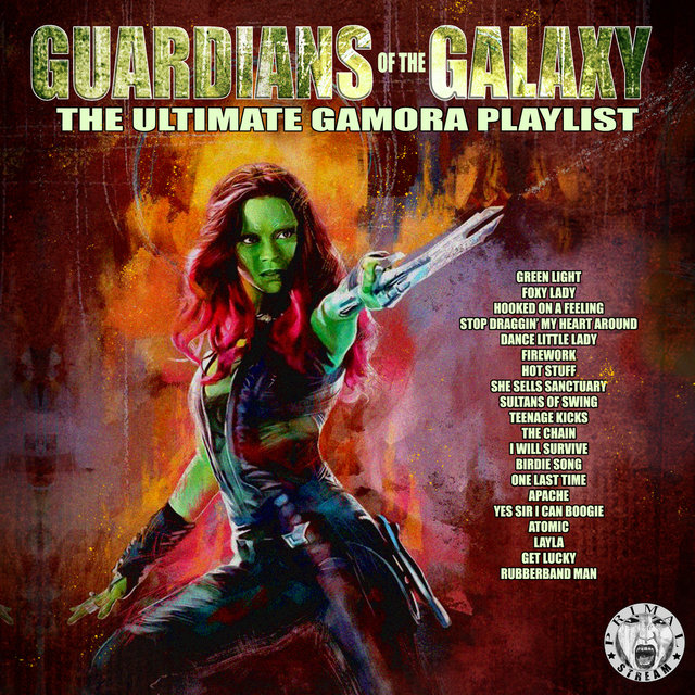 Cover art for album Guardians Of The Galaxy - The Ultimate Gamora Playlist by Various Artists