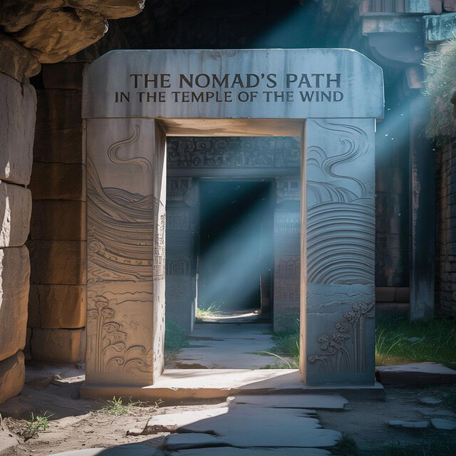The nomad's path in the temple of the wind