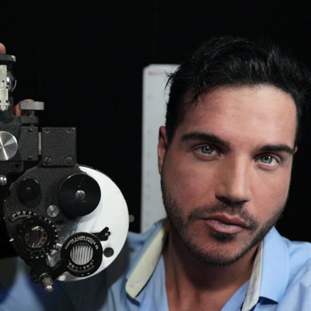 ASMR | Phoropter OPTICAL EXAM (Realistic Eye Doctor Roleplay)