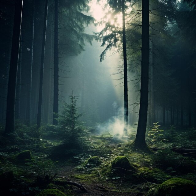 Hard Wind Through the Forest - Calming Sounds