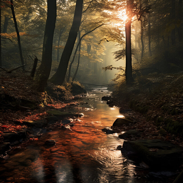 Stream's Peaceful Flow: Relaxation Soundscapes