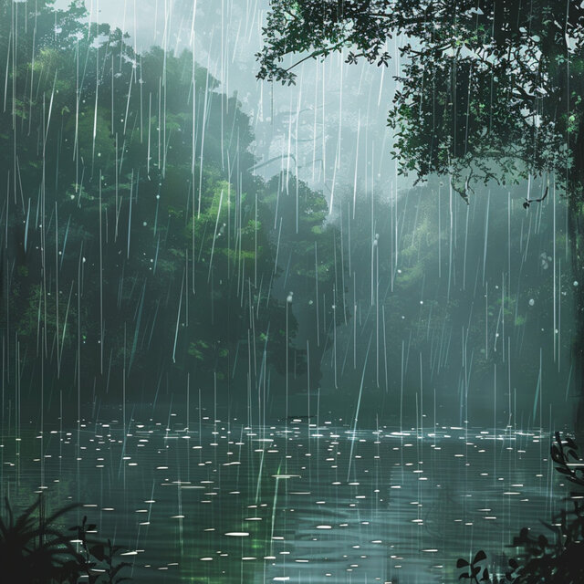 Ambient Concentration: Rain Patterns and Chill Sounds