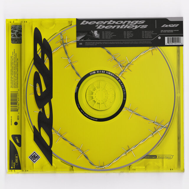 Cover art for album beerbongs & bentleys by Post Malone