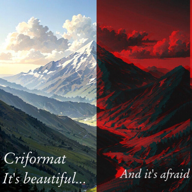 It's beatiful... And it's afraid