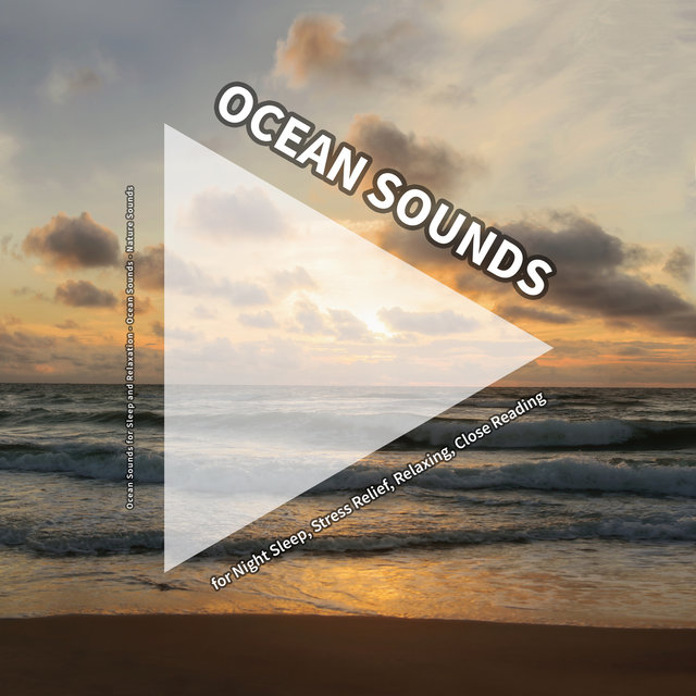 Ocean Sounds for Night Sleep, Stress Relief, Relaxing, Close Reading