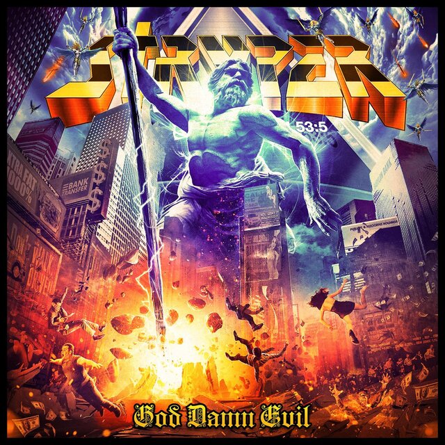 Cover art for album God Damn Evil by Stryper