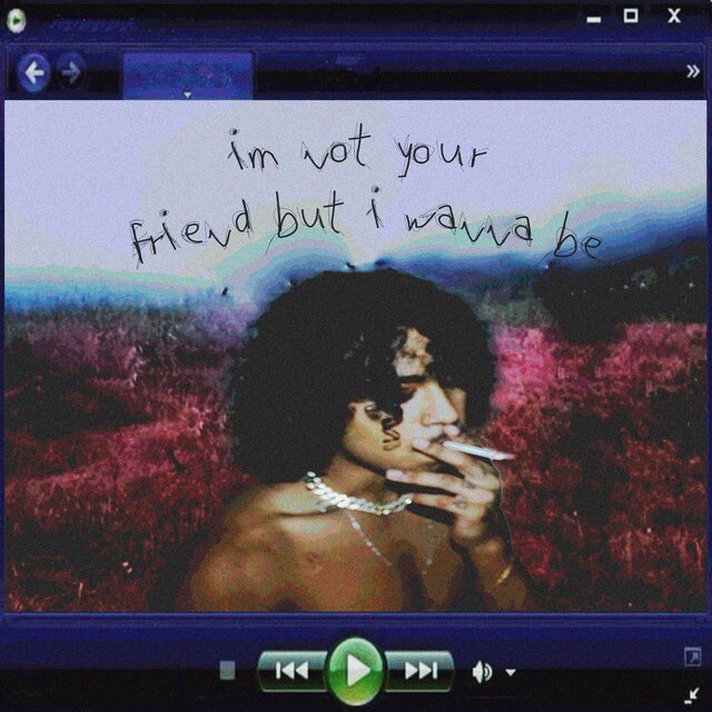 i'm not your friend but i wanna be